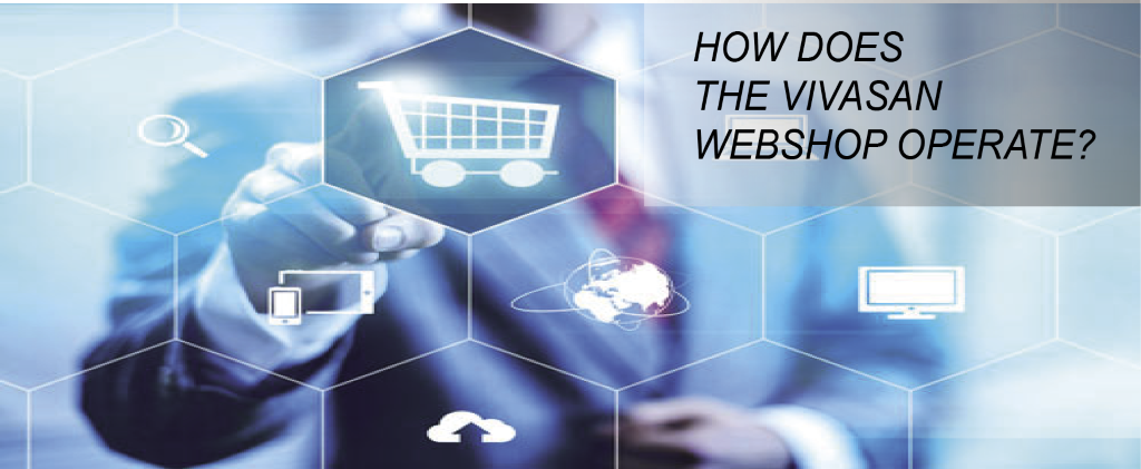 How does the Vivasan webshop operate?